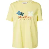 Max Mara Leisure Majica 'OBLIQUA' modra / rjava / rumena / bela