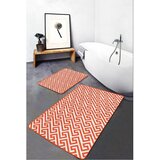 Mila Home Oranžne žametne kopalniške preproge v kompletu 2 ks 60x100 cm – | Shoptok.si