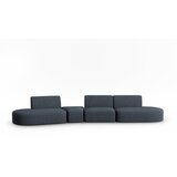 Milo Casa Plava sofa od šenila s lijevim kutom 428 cm Paolo – | shoptok.hr