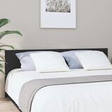 vidaXL Uzglavlje za krevet crno 200x1,5x80 cm od konstruiranog drva | shoptok.hr