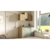 Flex-Well Majhna Kuhinja Cara, Zelena, Hrast | Shoptok.si
