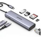Ugreen Adapter konverter Tip C 7/1 USB 3.0x2/Ethernet RJ45 /HDMI 4K 30HZ/PD 100W/SD/TF | ePonuda.com