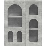 Viseći ormarić s policom Zidne Betonski sivi 59 x 20 x 71.5 cm | shoptok.hr