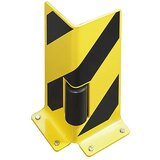 Black Bull Navozna zaščita z vodilnimi valji, L-profil, VxŠxG 400 x 160 x 160 mm, debelina stene 6 mm | Shoptok.si