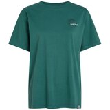O'neill Majica temno zelena / črna / off-bela | Shoptok.si