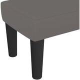  Klupa siva 70 x 30 x 30 cm od umjetne kože | shoptok.hr