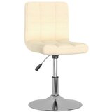 Furnova Vrtljivi jedilni stoli 4 kosi krem blago, (21929039) | Shoptok.si