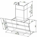  Napa Faber-IT Steelmax EG8 WH/X A80 (Izložbeni primjerak) | Shoptok.si