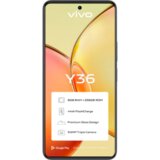 Vivo Y36 Smartphone, 8GB + 8GB Extended RAM, 256GB ROM, 5000mAh + 44W FlashCharge, 50MP Triple Camera, 6.64 Inch Dotch Display, Golden Wave and Crystal Glass, Dual SIM Smartphone Cene