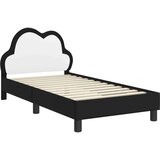  Otroški posteljni okvir z vznožjem Črna 80 x 160 cm PU, (5000104671) | Shoptok.si