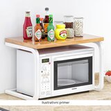 Kondela Odlagalna polica, beli/naravni hrast, AVENO | Shoptok.si