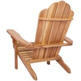  Vrtna Adirondack stolica Prirodna Čvrsto teak drvo | shoptok.hr