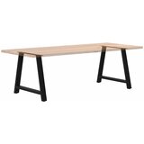  Noge za blagovaonski stol A-oblika 2 kom Crne 100 x (72-73) cm Čelik | shoptok.hr