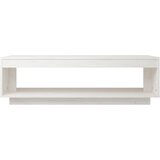  Stolić za kavu bijeli 110 x 50 x 33,5 cm od masivne borovine | shoptok.hr