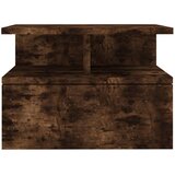 Viseći noćni ormarić boja dimljenog hrasta 40x31x27 cm drveni | shoptok.hr