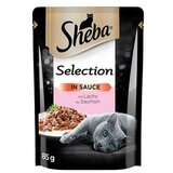 Sheba hrana za mačke selection, komadići lososa u sosu, 85g Cene