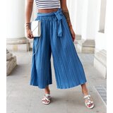 UR/CEO Blue wide pleated pants Artemio | Shoptok.si