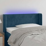  LED uzglavlje tamnoplavo 93x16x78/88 cm baršunasto Cene
