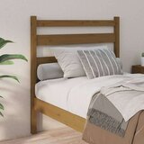  Posteljno vzglavje medeno rjavo 106x4x100 cm trdna borovina, (20643895) | Shoptok.si