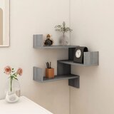 Kutna zidna polica hrast sonoma 40x40x50 cm konstruirano drvo | Shoptok.si