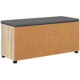  Klupa za hodnik s jastukom Sonoma hrast 100 x 38 x 46 cm | shoptok.hr