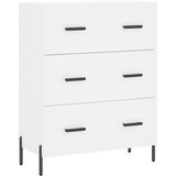 Maison Chic Komoda - Predalnik bela 69,5x34x90 cm inženirski les, (21716405) Cene