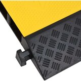 vidaXL Rampa za zaštitu kabela s 2 kanala 90 cm gumena | shoptok.hr