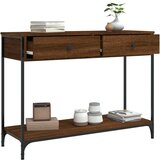  Konzolni stol boja hrasta 100 x 34 5 x 75 cm konstruirano drvo | shoptok.hr