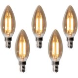LUEDD Komplet 5 E14 zatemnitvenih LED žarnic B35 dimljenih 4W 300 lm 2200K Cene