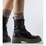 Gemre Black boots on a green sole Quennie | shoptok.hr
