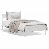 Furnova Posteljni okvir brez vzmetnice bel 90x190 cm trdna borovina, (21943031) | Shoptok.si