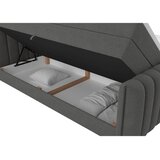 Premium Living Postelja Boxspring Lina, Antracit, 200x200 | Shoptok.si