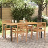 vidaXL Vrtna miza 180x90x75 cm Trdna akacija in kovina | Shoptok.si