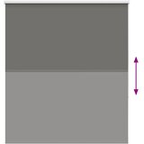 Rolo zavjesa Blackout siva 135x150 cm Širina tkanine 131,6 cm | shoptok.hr