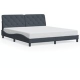 Furnova Posteljni okvir brez vzmetnice temno siv 180x200 cm žamet, (21939291) | Shoptok.si