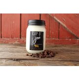 Milkhouse Candle Co. Farmhouse Cup O' Joe dišeča sveča Mason Jar 368 g | Shoptok.si