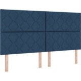  LED uzglavlje s dijamantskim uzorkom Plava 180 cm Tkanina | shoptok.hr