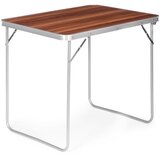 Modern Home Modernhome sklopivi turistički stol 80x60 cm, smeđi | shoptok.hr