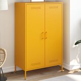 Furnova Visoka omara gorčično rumena 68x39x113 cm jeklo, (21954903) Cene