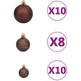  Umjetno osvijetljeno božićno drvce s kuglicama 180 cm 620 grana | shoptok.hr