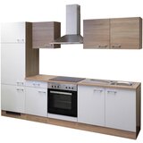 Flex-Well Kuhinjski Blok Z Aparati Samoa, Bela, Barva Hrasta | Shoptok.si