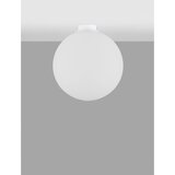 Nova Luce Bela steklena stropna svetilka Nevoso – | Shoptok.si