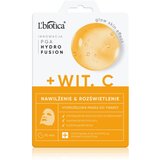 L´Biotica PGA Hydro Fusion + Vitamin C intenzivna hidrogelna maska za osvetlitev kože 1 kos Cene
