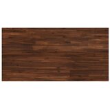  Kvadratni blagovaonski stol 160 x 80 x 75 cm Tamno smeđa - tamno smeđa i crna 160 x 80 x 75 cm Četvrtasto | shoptok.hr