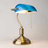  Brilagi - Stona lampa BANK OFFICE 1xE27/60W/230V mesing/plava | Eponuda.com