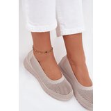 Boto Ladies Mesh Ballerinas In Sporty Style Beige Virella | Shoptok.si