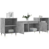 TV ormarić boja betona 160x35x55 cm od konstruiranog drva | shoptok.hr