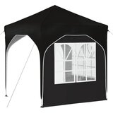  Rastezljivi šator za zabave 192 x 192 x 245 cm Crna | Eponuda.com