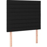 Maison Chic Posteljno vzglavje - Vzglavna omarica 2 kosa črno 90x5x78/88 cm blago, (22077608) Cene