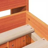  Posteljni okvir brez vzmetnice vošč. rjav 180x200 cm borovina, (21609151) | Shoptok.si
